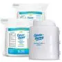Germ-Away Fresh Scent Sanitizing Hand Wipes Kit - Get (2) 1200ct Refill Rolls and (1) White Wall Mounted Dispenser, Total 2400 Wipes