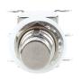 ESUPPORT 6Pin DPDT Latching Stomp Foot Switch Pedal Guitar Push Button Metal True Bypass AC 250V/2A 125V/4A Pack of 5