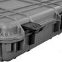 Eylar 44 Inch Protective Roller Tactical Rifle Hard Case with Foam, Mil-Spec Waterproof & Crushproof, Two Rifles Or Multiple Guns, Pressure Valve with Lockable Fittings Gray
