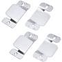 Mudder Universal Sectional Sofa Interlocking Sofa Connector Bracket with Screws, 4 Pieces