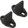 JUBEST Black Aluminum Floor Guide for Sliding Barn Door Hardware Set of 2 JUBEST Black Aluminum Floor Guide for Sliding Barn Door Hardware Set of 2