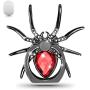 Allengel Phone Ring Holder Stand 360 Degree Rotation Universal Spider Finger Ring Kickstand with Polished Metal Phone Grip for Cell Phone Red