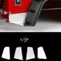 DAPENGNIAO 2Pcs Rear Metal Skid Plate for 1/10 Rc Crawler Car Traxxas Trx4 TRX-4 Defender Accessories (Color : Silver) DAPENGNIAO 2Pcs Rear Metal Skid Plate for 1/10 Rc Crawler Car Traxxas Trx4 TRX-4 Defender Accessories (Color : Silver)