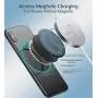 CHOETECH Magnetic Metal Plate, Compatible with Apple Mag-Safe Charger and Wireless Charger for Magnetic Phone Car Mount Holder Cradle with Adhesive (Compatible with Magnetic Mounts) 2 Pack