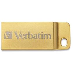 Verbatim 64GB Metal Executive USB 3.0 Flash Drive - Gold