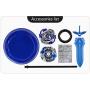 NEZAR Bey Battle Burst 2 in 1 Metal Fusion Battling Tops with 4D Launcher Grip Gyro Evolution Attack Pack Arena