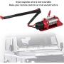 Woyisisi RC Winch Controller, Metal Electric Winch Parts Accessory with Switch Remote Control Panel for 1/10 RC Crawler Climbing Car(Red)