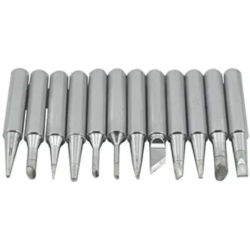 RLECS 1SET Soldering Iron Tips 900M-T for Hakko 936 Solder Station, 12pcs RLECS 1SET Soldering Iron Tips 900M-T for Hakko 936 Solder Station, 12pcs