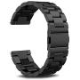 Huawei Watch 2 Classic - Titanium Grey Band, CBIN 22mm Solid Stainless Steel Metal Business Replacement Bracelet Strap for Huawei Watch 2 Classic Smartwatch - Titanium Grey (Metal Black)