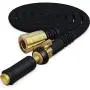 TITAN 150FT Garden Hose - All New Expandable Water Hose with Triple Latex Core 3/4'' Easy Removal Solid Brass Fittings Expanding Extra Strength Fabric Flexible with Jet Nozzle and Washers (B)