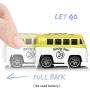 Geyiie Toys Pull Back Vehicles, Car Toy Play Set, 8 Packs, Friction Powered Die-cast Cars Trucks Playset for Boys Girls Toddler Kids Indoor Outdoor Gifts Party Favors