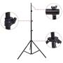Emart 8.5 x 10 ft Photo Backdrop Stand , Adjustable Photography Muslin Background Support System Stand for Photo Video Studio Emart 8.5 x 10 ft Photo Backdrop Stand , Adjustable Photography Muslin Background Support System Stand for Photo Video Studio