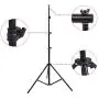 Emart 8.5 x 10 ft Photo Backdrop Stand , Adjustable Photography Muslin Background Support System Stand for Photo Video Studio