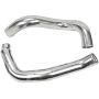 Turbo Intercooler Pipe and Boot Kit tubes Powerstroke Fit for F350 6.0L 2003-2007 (Silver)