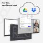 Vibe All-in-one Computer Real-time Interactive Whiteboard, Video Conference Collaboration, Robust App Ecosystem, Smart Board for Classroom and Business W/ 55'' 4K UHD Touch Screen (No Stand Included)