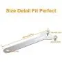 Grinder 5/8-11 Flange Angle Wrench Spanner Metal Outer Inner Lock Nut kit for Dewalt Milwaukee Makita Bosch BLack & Decker Ryobi 193465-4