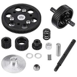 RC Car Straight Gear, Metal RC Center Gearbox Straight Gears Set for SCX10 RC Model Car Component Parts Accessories