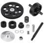 RC Car Straight Gear, Metal RC Center Gearbox Straight Gears Set for SCX10 RC Model Car Component Parts Accessories