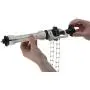 Impact Backdrop Holder for Photography Background Paper with 4-Meter Silver Metal Chain, 42 lb Load Capacity - VPD-DSMC2 Varidrive, 2 Drive Inserts Retractable Backdrop Support System