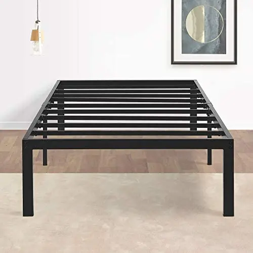 PrimaSleep Platform 14 inch Dura Metal Steel Slate Bed Frame/Noise Free, Twin, Black PrimaSleep Platform 14 inch Dura Metal Steel Slate Bed Frame/Noise Free, Twin, Black