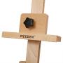 MEEDEN Versatile Studio H-Frame Easel - All Media Adjustable Beech Wood Studio Easel, Painting Floor Easel Stand, Movable and Tilting Flat Available, Holds Canvas Art up to 77''