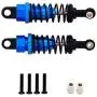 ZYCST 2PCS Alloy Aluminum Shock Absorber Replacement Upgrade Parts for WLtoys 1/18 RC Car A949 A959 A969 A979 K929 A959-b A969-b A979-b K929-b Metal Upgrade Accessories (Blue)