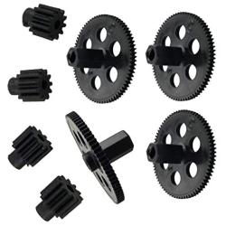 dailymall 8pcs/Set Main Gears & Motor Pinions for VISUO XS809 XS809HC XS809HW RC Drone Accessories