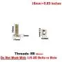 Crib Screws and Bolts Crib Parts Replacements for Baby Bed Cot Bunk Furniture M6 Barrel Nuts Crib Bolts 16mm Set of 12 Crib Screws and Bolts Crib Parts Replacements for Baby Bed Cot Bunk Furniture M6 Barrel Nuts Crib Bolts 16mm Set of 12