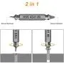 Damaged&Stripped Screw Extractor Remover Tool and Drill Bit Set. Broken Bolt Extractor and Screw Remover Set of 6 Pcs