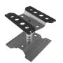 RC Car Work Stand Repair Workstation Tools Aluminum 360 Degree Rotation Lift Or Lower for 1/12 1/10 1/8 Scale Cars Trucks (Black)