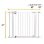 Safety 1st Easy Install Auto-Close Baby Gate with Pressure Mount Fastening, White