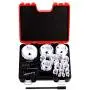 Bi-Metal Hole Saw Kit,30-Piece All Purpose Combination,Sizes Range:3/4'' to 4-3/4'',Increased Cutting Depth Ideal For Wood,Metal,PVC,Aluminum,Steel Tubes,Stainless Steel Sheet By Henson