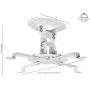 VIVO Universal Adjustable Ceiling Projector, Projection Mount Extending Arms Mounting Bracket, White, MOUNT-VP01W