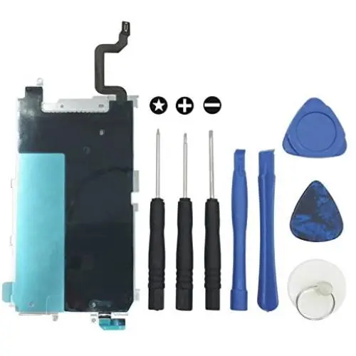 LCD Screen Back Heat Shield Metal Plate with Home Button Flex Cable Replacement Part for iPhone 6 4.7 inch ,with Repair Tool Set for iPhone LCD Screen Back Heat Shield Metal Plate with Home Button Flex Cable Replacement Part for iPhone 6 4.7 inch ,with Repair Tool Set for iPhone