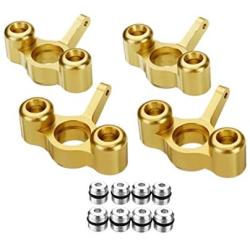 JVSISM 4Pcs Metal Steering Knuckles Hub Carrier Block EA1003 for JLB Racing Cheetah 1/10 RC Car Truck Upgrade Parts,YL