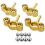 JVSISM 4Pcs Metal Steering Knuckles Hub Carrier Block EA1003 for JLB Racing Cheetah 1/10 RC Car Truck Upgrade Parts,YL