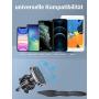 LISEN Car Phone Holder Mount, [Upgraded Clip] Magnetic Phone Car Mount [6 Strong Magnets] Cell Phone Holder for Car [Case Friendly] iPhone Car Holder Compatible with 4-6.7 inch Smartphones & Tablets
