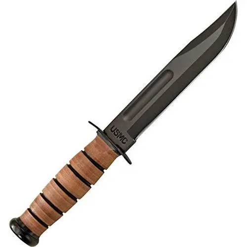 KA-BAR Full Size US Marine Corps Fighting Knife, Straight KA-BAR Full Size US Marine Corps Fighting Knife, Straight