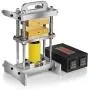 10 Ton Hydraulic Cylinder Heat Press Machine - Dual 3x5 Inches Heated Plates (No Pump Included)