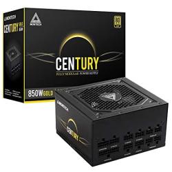 MONTECH Century 850 Watt 80 Plus Gold Certified Fully Modular Power Supply, Compact ATX Size, FDB Premium Fan, Full Japanese Capacitors, High-Performance Compoents