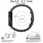 CAOWTAN 22mm Watch Bands Compatible with Samsung Galaxy Watch 46mm/Samsung Gear S3 Frontier, 20mm Watch Bands Replacement for Samsung Active 2(40mm/44mm) with Quick Release Spring Bar Pins