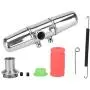 Keenso RC Car Exhaust Pipe, 18001P Upgrade Aluminum Alloy Dual Exhaust Joint Tubing Engine Parts for HPI Savage 4.6/5.9 1/8 Nitro Car Keenso RC Car Exhaust Pipe, 18001P Upgrade Aluminum Alloy Dual Exhaust Joint Tubing Engine Parts for HPI Savage 4.6/5.9 1/8 Nitro Car