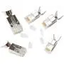 VBOR CAT7 Large Connector RJ45 Shielded Connector RJ45 Plug 50μ-Gold Plated Modular Plug 2 Piece Set for CAT7 Ethernet Cable (50 Pieces Pack) VBOR CAT7 Large Connector RJ45 Shielded Connector RJ45 Plug 50μ-Gold Plated Modular Plug 2 Piece Set for CAT7 Ethernet Cable (50 Pieces Pack)