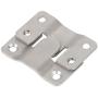 LOUFIMIDON Picture Frame Cleats, Stainless Steel Picture Hanging Cleat, Hanger for Mirror, Photo Shelf and Cabinet(6 Pair, Sliver)