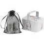 HRX Package 100pcs Black Organza Gift Bags 4 x 6 inches Wedding Christmas Favors Jewelry Pouches