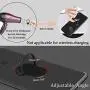 Cell Phone Ring Holder，Finger Ring Stand Universal 360 Degree Rotation Super-Thin Ring Grip for Magnetic Car Mount, All Smartphones and Tablets. (Black, 1Pack)