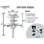 6 Inch Buffing Wheel Kit for Bench Grinder and Drill with 3 Step Hard Metal Polishing Compound 6 Inch Buffing Wheel Kit for Bench Grinder and Drill with 3 Step Hard Metal Polishing Compound