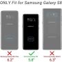 Galaxy S8 Case,Tomplus Armor Tank Aluminum Metal Shockproof Military Heavy Duty Protector Cover Hard Case for Samsung Galaxy S8 (Black)