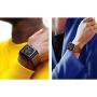 amBand Leather Band Compatible with Apple Watch SE Series 6 38mm 40mm 42mm 44mm, Genuine Leather Vintage Replacement Strap Classic Bands Buckle Compatible with iWatch 6/5/4/3/2/1