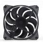 Case Fans, Supertimes Ultra Quiet Silent 9-Blade PC Cooling Fans 120 mm Long Life High Performance with Anti-Vibration Pads Black 3 Pack